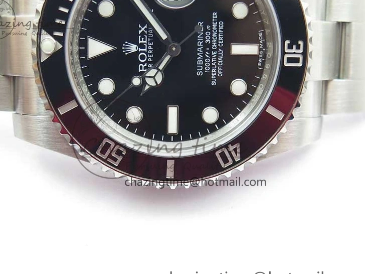 MiroTime 0409 Submariner 116610 LN Black Ceramic ZRF 1:1 Best Edition on SS Bracelet VR3135 (CF Bezel) Contemporary 2758
